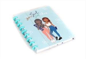 Planificateur de couche mate à couverture rigide A5 avec disque relié